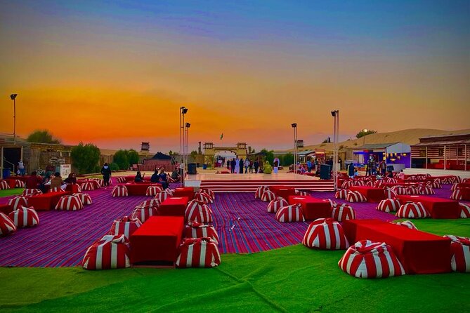 Vip Desert Safari Dubai with Camel Riding BBQ Dinner & Live Shows - 4x4 Pickup and The Pace of a Shared Desert Safari