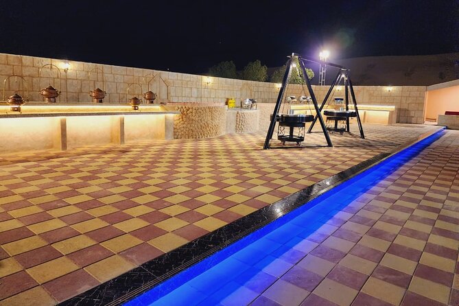 VIP Dubai Desert Safari Camel Ride, Sand Ski, Live BBQ Dinner - Price and value at about $101.77 per person