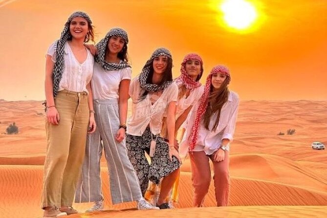 VIP Service | Red Dunes Sunset Desert Safari With BBQ Dinner - Dune Bashing in the Red Sands: The Main Event Starts Right Away