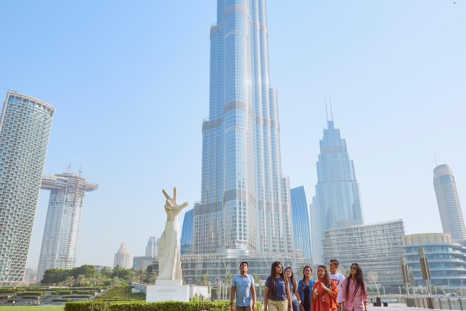 Wings of Dubai: Downtown Dubai Art & Architecture Tour - Burj Plaza walk: Burj Khalifa, Dubai Fountain, and Dubai Opera