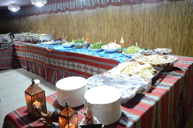 Wow Arabian Nights Tours Desert Safari Program with BBQ Dinner - Bedouin-style camp: henna, shisha, Arabic clothing, and hands-on moments