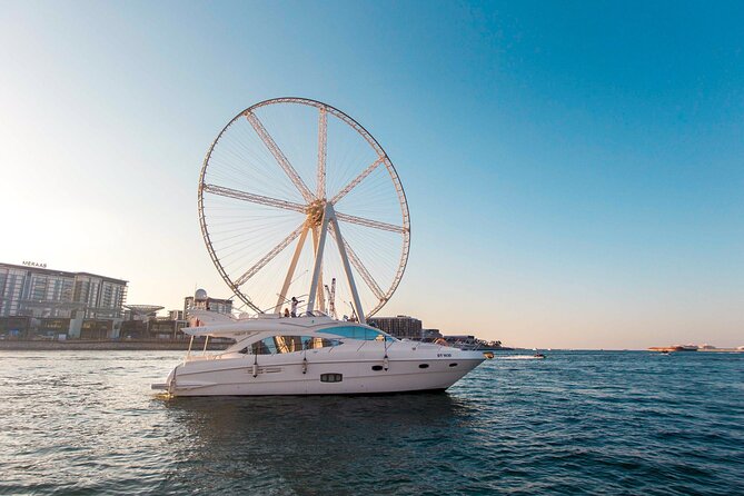 Yacht Trip Dubai : Book 56 ft Premium Yacht up to 21 people - Entering the Dubai Marina Scene From a 56-Foot Premium Yacht