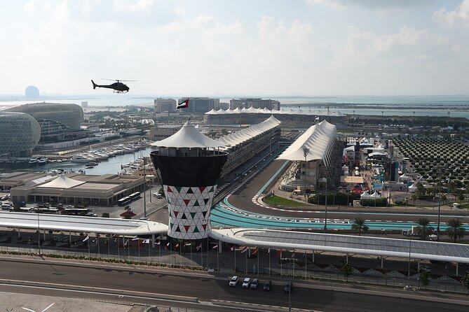 Yas Marina Circuit Tour - Race control, pit support garages, and the media center